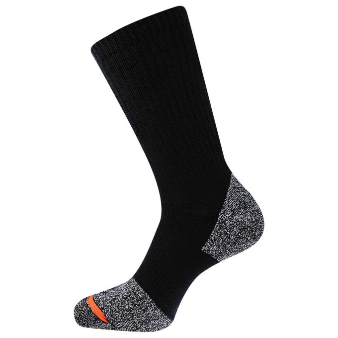 Baumwoll-Sicherheits-Zehenstiefel-Crew-Socken Baumwoll-Sicherheits-Zehenstiefel-Crew-Socken