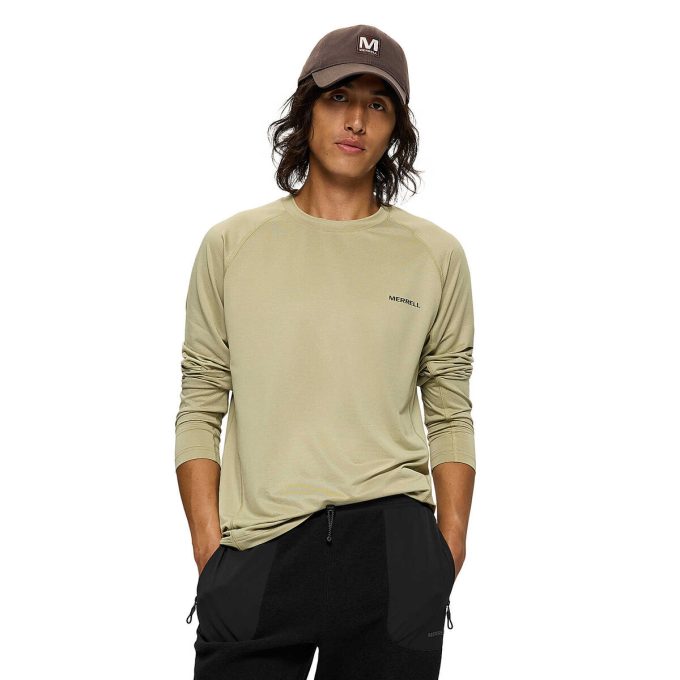 Herren Tech Langarm-T-Shirt