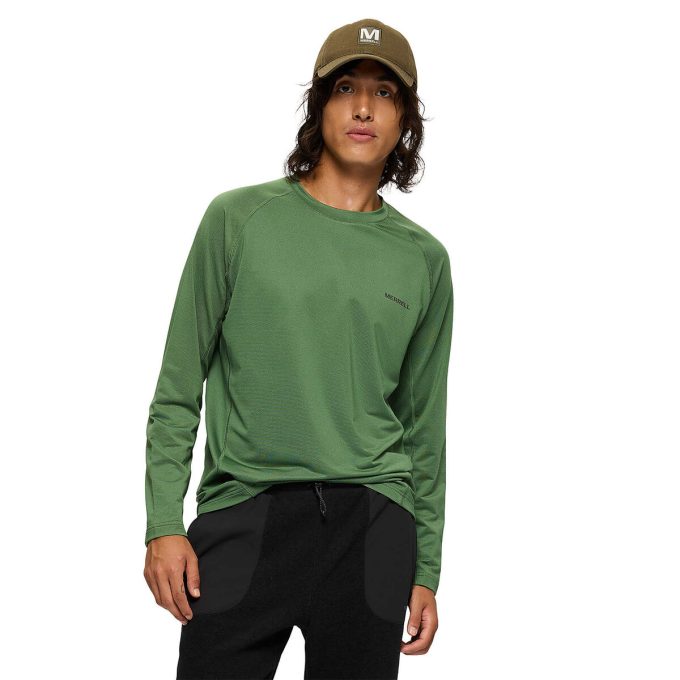 Herren Tech Langarm-T-Shirt