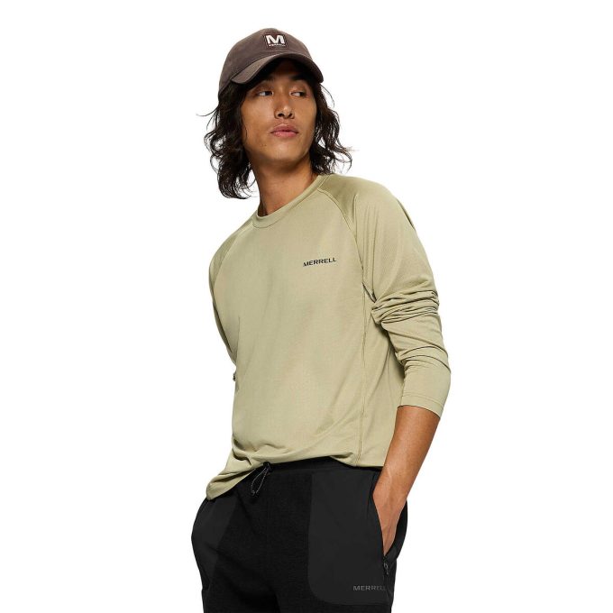 Herren Tech Langarm-T-Shirt