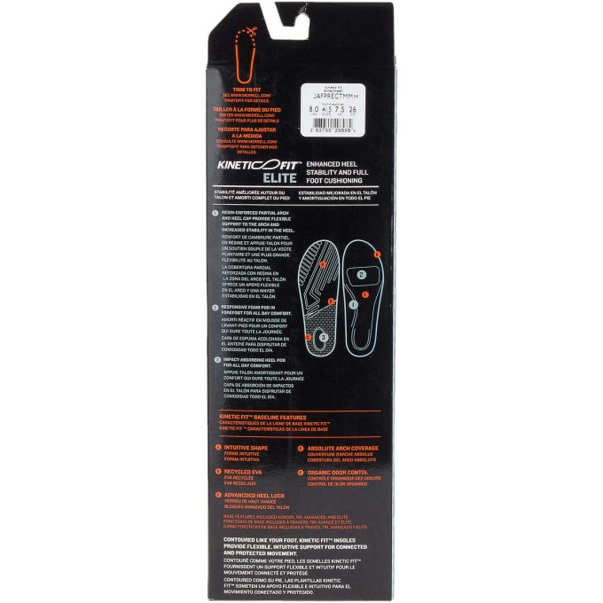 Kinetic Fit™ Elite-Fußbett für Herren, breite Weite Kinetic Fit™ Elite-Fußbett für Herren, breite Weite